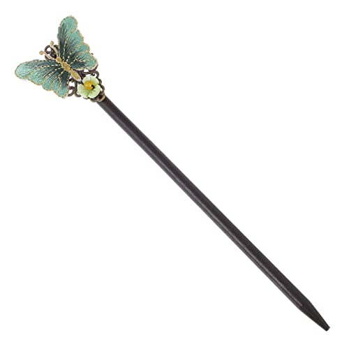 HAPINARY Vintage Chinesische Handgemachte Haarnadel mit Blumenmotiv für Damen und Mädchen Retro Haaraccessoire für Hanfu und Festlichkeiten von HAPINARY