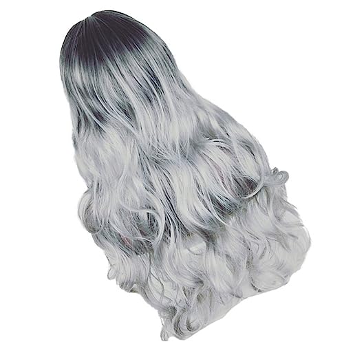 HAPINARY Elegante Abschluss-perücke in Grau Für Damen Modische Haarperücke von HAPINARY