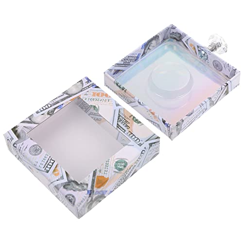 HAPINARY 1 Stück Karton Wimpernbox mit Fenster Mini-Klebebandspender Wimpern Organizer falsche wimpern Wimpernbehälter leerer wimpernorganisator Schublade Veranstalter 3d von HAPINARY