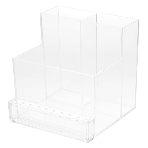 HAPINARY 1stück Nagelbohrer Halterung Aufbewahrungsbox Für Nagelkunst Zubehör Transparent Praktischer Organizer Für Maniküre Für Salon Und Zuhause von HAPINARY