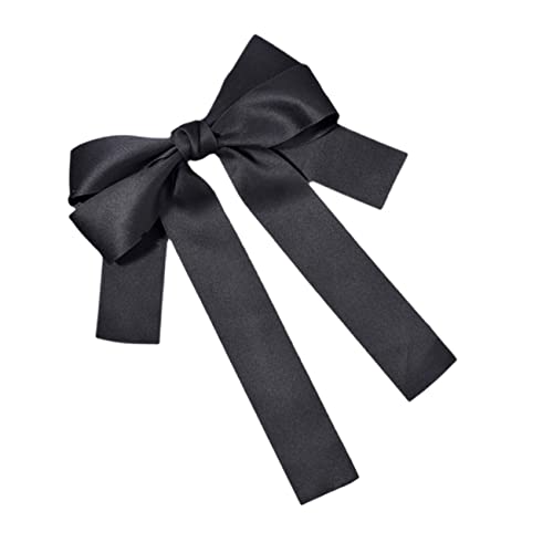 HAPINARY 1 Stück Schwarze Haarnadel Mit Schleife Für Damen Kopfschmuck in Schleifenform Langlebiges Material Mit Blumendesign von HAPINARY