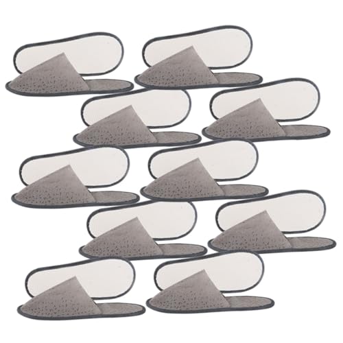 HAPINARY 10 Paare Unisex Einweg Hausschuhe Rutschfest Atmungsaktiv Leicht Für Hotel Spa Reise Damen Herren Komfortable Gästeschuhe Mittelgroß von HAPINARY