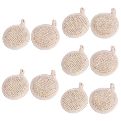 HAPINARY 10 Stk Badetuch Peeling-duschtuch Badewäscher Körperpeelingtücher Körperschwamm Hautpflege-tool Peeling-handschuh Körperwäscher Peeling-badetücher Luffa-duschpeeling Betäuben von HAPINARY