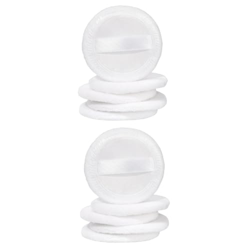 HAPINARY 10 Stk Lose Puderquaste Foundation-puder-pad Dreieckiger Make-up-puff Puff-make-up-schwamm Make-up-grundierungsschwamm Fixierpuderschwamm Talkumpuder Für Frauen Make-up-puffs Weiß von HAPINARY