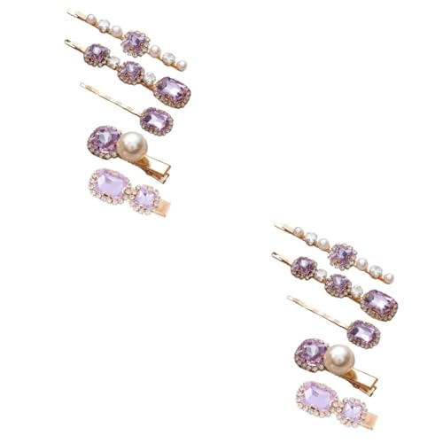 HAPINARY 10stücke Vintage Haarklammern Mit Strass Und Perlen Dekorative Haarspangen Für Hochzeiten Und Alltag Allround-haaraccessoire Für Damen Und Mädchen von HAPINARY