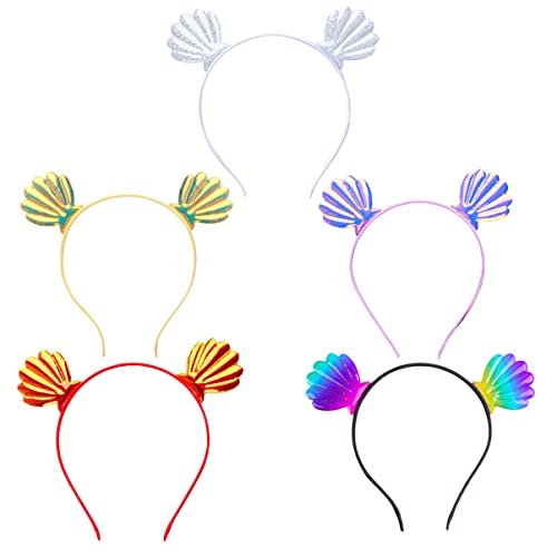 HAPINARY 10 Stk Regenbogen-Stirnband Stirnbänder für Kinder graue Perücken für Damen kinder haarschmuck fasching haarschmuck Party-Kopfschmuck Kopfschmuck mit Meeresmotiven Haarreifen Stoff von HAPINARY