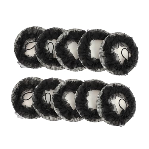 HAPINARY 10stücke Haarnetz Für Frauen Mädchen Elastisch Ballett Tänzerinnen Haar Zubehör Leicht Atmungsaktiv Dutt Maker Netze von HAPINARY