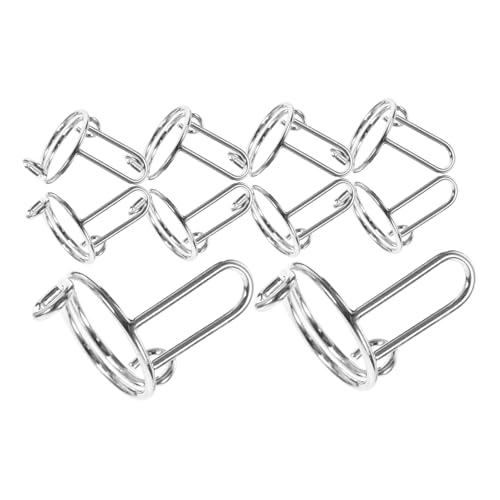 HAPINARY 10stücke Verstellbare Nagelringe Für Damen Nailart-zubehör Offener Ring Fingernageldekoration Leicht Zu Reinigen Maniküre-nagelringe von HAPINARY