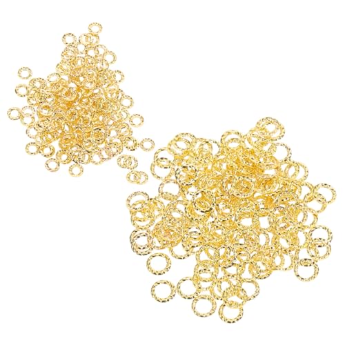 HAPINARY 1000 Stück Metall Nail Charms Rund Hohl Nail Art Studs Mini Legierung Maniküre Schmuck für DIY Salon und Zuhause Frauen Mädchen von HAPINARY