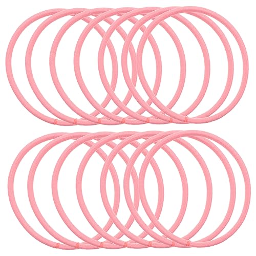 HAPINARY 100st Dünnes Haarband Haarschmuck Für Babys Haargummis Aus Gummi Farbige Gummibänder Für Haare Haarringe Rosa Elastizität Kind Kleines Gummiband Nylon von HAPINARY