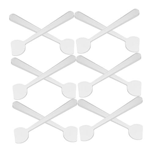 HAPINARY 100stücke Cremespatel Aus Kunststoff Für Hautpflege Und Make-up Kleiner Löffel Für Und Cremes Werkzeug Für Kosmetik von HAPINARY
