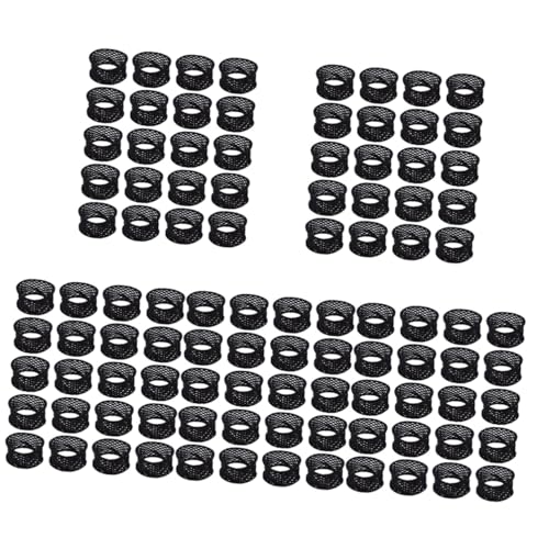 HAPINARY 100stücke Haargummis Für Dickes Haar Elastische Haargummis Strapazierfähige Haarringe Ponytail- Vielseitige Haarstyling-accessoires Für Frauen von HAPINARY