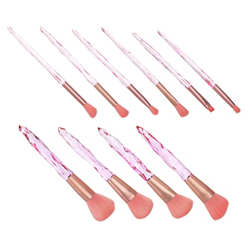 HAPINARY 10-teiliges Make-up-pinsel-set Professionelle Gründungsbürsten Eyeliner Und Puderpinsel Für Damen von HAPINARY