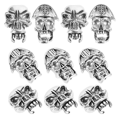 HAPINARY 10stücke Retro Haar Und Bartcharms Große Perlen Für Dreadlocks Und Zöpfe Diy Zubehör Für Haarverlängerungen Und Bartdekoration Langlebig Und Für Männer von HAPINARY