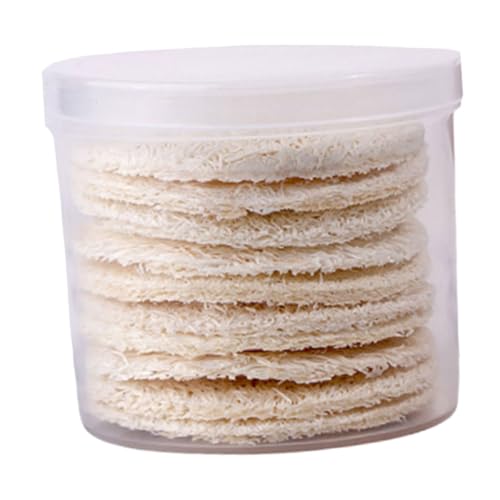 HAPINARY 10 Stück Luffa-pads Make-up-entferner-quasten Puderquaste Gesicht Reinigungspads Entfernungspads von HAPINARY