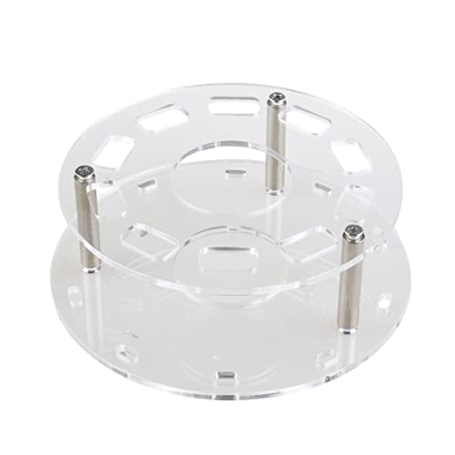 HAPINARY 10stücke Kosmetikregal Werkzeug Ovaler Make-up-pinselhalter Trockengestell Organizer Transparent Langlebig Einfach Robust Ordentlich Schraube von HAPINARY