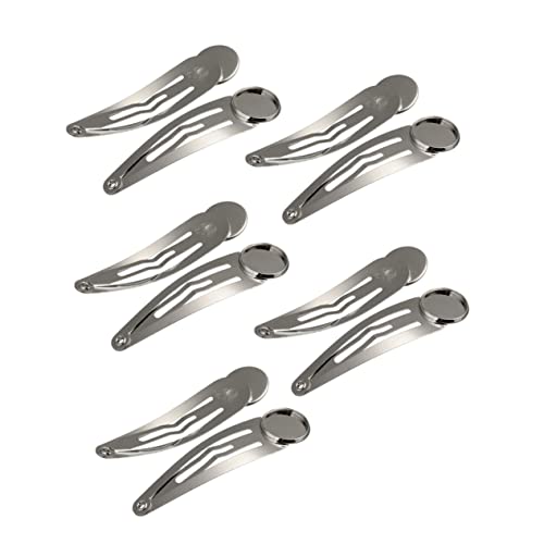 HAPINARY 10St Haarklammer haarspangen set haar klammern set Haarspangen Metall Frauen schnappen Haarspangen haarschmuck Haarnadel Schnapphaarspange Untere Halterung Kopfbedeckung von HAPINARY