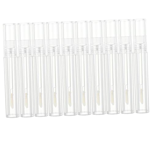 HAPINARY 10stücke Leere Lip Gloss Röhrchen Nachfüllbare Kosmetikbehälter Für Lippenstift Und Lip Balm Transparent Lipgloss Tubes Für Diy Und Reise von HAPINARY