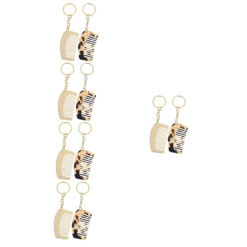 HAPINARY 10stücke Tragbare Kämme Schlüsselanhänger Breitzinkiger Kamm Für Nasses Haar Entwirrender Kamm Für Frauen Praktische Haarpflege Für Unterwegs Stylish Und Funktional von HAPINARY