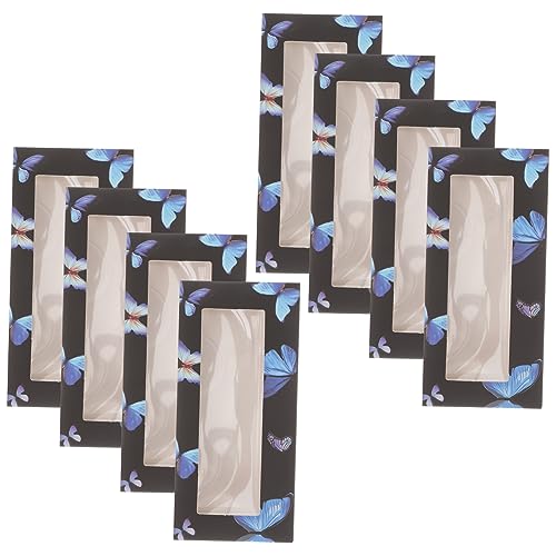 HAPINARY 10stücke Wimpernboxen Papier Mit Sichtfenster Für Aufbewahrung Von Wimpern Tragbar Und Sicher Leere Wimpernetuis Als Organizer Für Wimpernverpackung Robust Und Praktisch von HAPINARY