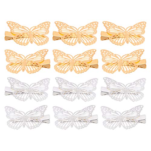 HAPINARY 12 Haarspangen Retro-design Ausgehöhlter Kopfschmuck Stereoskopische Haarnadeln Für Mädchen von HAPINARY