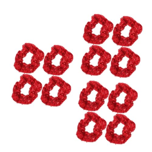HAPINARY 12 Pcs Stirnband Großer Darmhaarbinden Haare Scrunchies Seil Kinder Haare Bindungen Haarseile Weihnachtshaarzubehör Party Haare Dekore Weihnachts Haarzubehör Schicke Haarband von HAPINARY