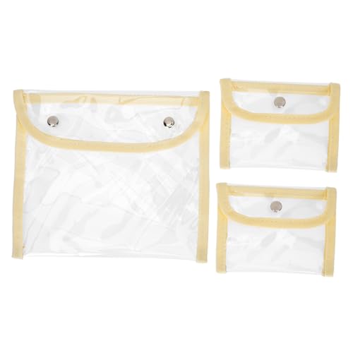 HAPINARY 12 STK Transparente PVC-Tasche Münzgeldbörse Dokumentenmappen Klare Geldbörsen Für Frauen Durchsichtiger Kulturbeutel Reise-Aufbewahrungstasche Reise-Organizer-Taschen Aktentasche von HAPINARY
