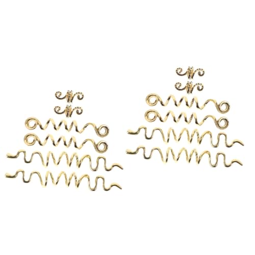 HAPINARY 12 Stück Dreadlock Schmuck, Zöpfe, Dreadlock Flechtzubehör, Haarzöpfe, Haarschmuck Für Zöpfe, Haarschmuck, Haarmanschetten, Haarzöpfe, Ringe, Charms, Zopf Haar Charms von HAPINARY