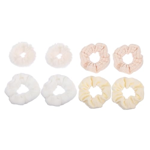 HAPINARY 12 Stück Teiliges Plüsch Haarband Elastische Weiche Haargummis in Verschiedenen Designs Langlebig und Komfortabel für Alltag Party und Reisen Modischer Haarschmuck für Damen und von HAPINARY