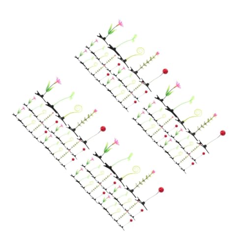 HAPINARY 120 Stück Haarspangen In Form Von Kunstpflanzen, Sojasprossen Clips Für Das Haar, Sojasprossen Haar, Große Blumen Haarspangen, Für Mädchen, Haarsprossen, Blumen von HAPINARY