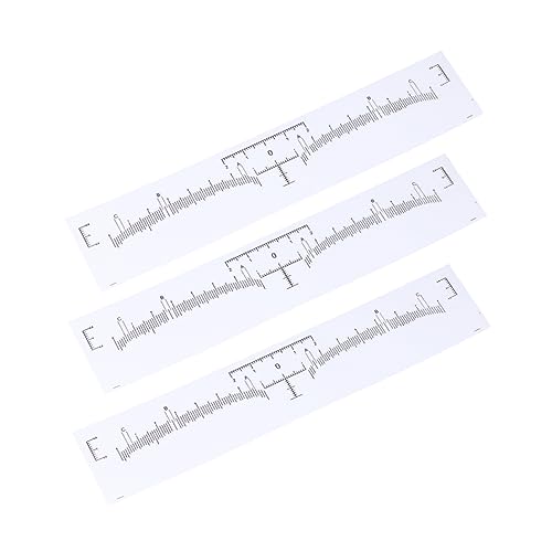 HAPINARY 120stücke Pack Einweg-augenbrauenlineale Aufkleber Für Augenbrauenformung Messwerkzeug Für Make-up von HAPINARY