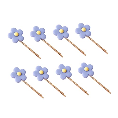 HAPINARY Farbige Blumen-haarspangen 12 Stück Cartoon-blumen-design Bonbonfarbene Haarspangen Für Mädchen Und Frauen Einfach Zu Tragen von HAPINARY
