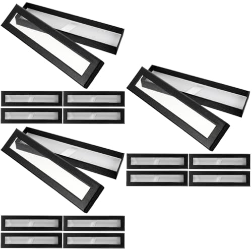 HAPINARY 15 STK Himmel und Erde Cover Federmäppchen löschbar gießen Bulk-Stift Stifteboxen Storage Boxes aufbwahrungs-Box Füllfederhalter-Organizer Federmäppchen für Erwachsene Papier Black von HAPINARY