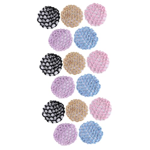 HAPINARY 15 Stk Dutt Haarnetze Haarknotenabdeckung Haarnetze Für Frauen Schal Haarnetze Für Ballettbrötchen Zopfhaar-accessoires Haarband Haarnetz Aus Strass Elastisches Haar Flechten von HAPINARY