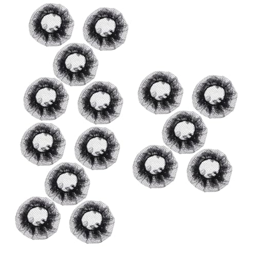 HAPINARY 15 Stk Elastischer Haarschal Dutt Haarnetze Frauen Haarnetz Snoods Haarnetze Für Dutt Haarnetz Für Tänzer Dutt Unsichtbarer Haarnetzknoten Haarnetz Für Damen Haarband Mesh-haarnetz von HAPINARY