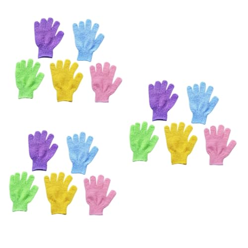 HAPINARY 15paare Fünf Finger Peelinghandschuhe Für Bad Und Dusche Exfolierende Sauna-handschuhe Für Männer Und Frauen Aus Hochwertigem Material Einfach Zu Reinigen Für Körperpflege von HAPINARY