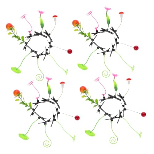 HAPINARY 5 Sets Haarspangen Mit Lebendigem Pflanzendesign Haarschmuck Für Mädchen Für Outfits 32 Stück * 5 von HAPINARY