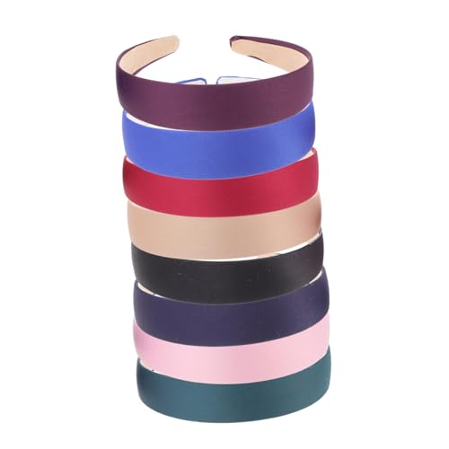 HAPINARY 16 Stücke Stoff Breite Retro Stirnbänder Damen Haaraccessoire Schlichtes Haarband Mädchen Kopfdekor Täglichen Haar Befestigung Bands von HAPINARY