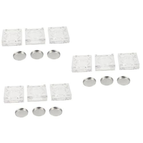 HAPINARY 3 Sets Make-up-organizer-behälter Leer Rouge-etui Lidschatten-unterpaketboxen Tragbar Leicht Zu Tragen 6 Stück X 3 von HAPINARY