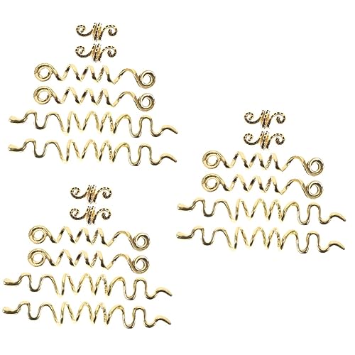 HAPINARY 18 Stück Haarschmuck Für Dreadlocks Damen, Befestigung Für Zöpfe, Haaranhänger Für Mädchen, Haarzöpfe, Ringe, Anhänger, Dreadlocks Zubehör, Dreadlock Ringe, Anhänger, von HAPINARY