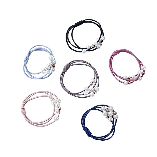 HAPINARY 18stücke Perlen Haarschmuck Verknotet Haar Seile Perle Design Haarring Elastische Pferdeschwanz Halter Haar Zubehör Für Junge Mädchen Und Alltag HAPINARY 18stücke Perlen Haarschmuck Verknotet Haar Seile Perle Design Haarring Elastische Pferdeschwanz Halter Haar Zubehör Für Junge Mädchen Und Alltag von HAPINARY