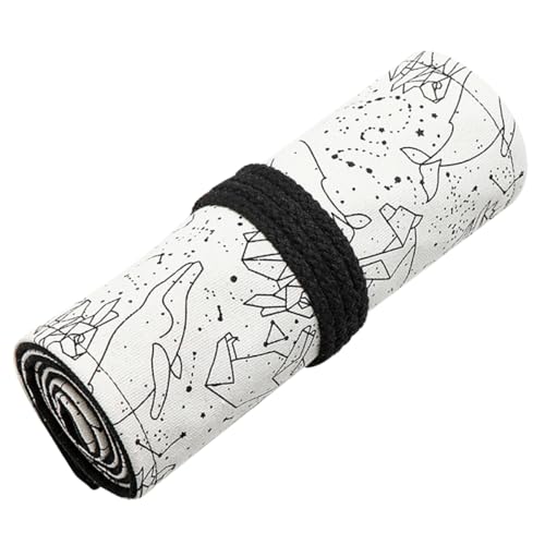 HAPINARY Canvas-Tasche – Rollstifthalter Mit 72 Fächern Für Studenten Und Künstler von HAPINARY