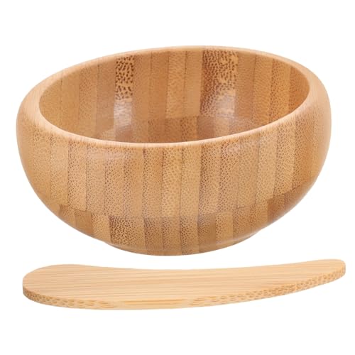 HAPINARY Gesichtsmasken-rührschüssel Mit Löffel Für Diy-maskenwerkzeug Masken-rührwerkzeug Gesichtsmaskenapplikator Schönheitszubehör Salonbedarf von HAPINARY