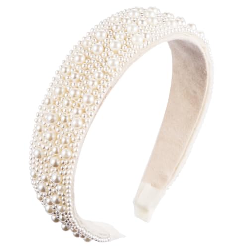 HAPINARY Kunstperlen-stirnband Für Damen Eleganter Haarreif Stylisches Stirnband Langlebiges Material Alltags-accessoire Für Partys von HAPINARY