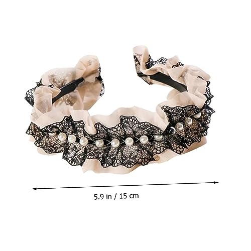 HAPINARY 1Stück Retro Perlen Haarband für Damen Schmuck Stirnband mit Spitze für Hochzeiten Partys und Besondere Anlässe Leicht und Bequem für Braut HAPINARY 1Stück Retro Perlen Haarband für Damen Schmuck Stirnband mit Spitze für Hochzeiten Partys und Besondere Anlässe Leicht und Bequem für Braut von HAPINARY