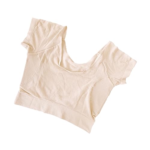 HAPINARY 1Stück Schweißabsorbierende Weste für Damen Dünne Unterwäsche mit Integrierten Achselpads Atmungsaktiv und Waschbar für Sommeraktivitäten Joggen und Training von HAPINARY