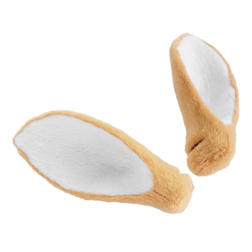 HAPINARY 1paar Imitation Deer Ear Haarschmuck Kreative Haaraccessoires Für Festivals Und Kostümpartys Braunes Haarband Mit Realistischem Design Für Kreative Bastelprojekte von HAPINARY