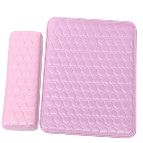 HAPINARY 1satz Maniküre Handauflage Kissen Pu- Rutschfestes Design Mit Herzmuster Für Nagelkunst Und Salonanwendungen von HAPINARY