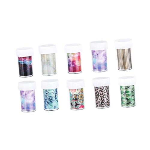HAPINARY 1satz Nagelfolie Transfer Sticker Für Nagelkunst Selbstklebende Dekoration Mit Flaschen Für Und Mädchen Mix- Nail Decals Einfache Anwendung Und Einzigartiges Design von HAPINARY
