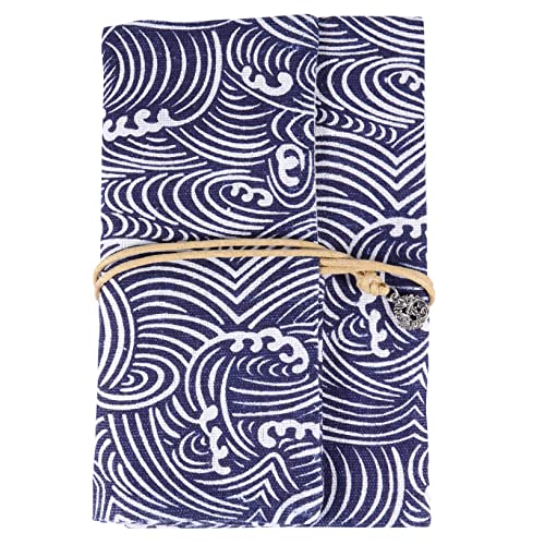 HAPINARY 1stk Mäppchen Stiftverpackungs-Organizer Buntstifte Wickeln Rollende Bleistifttasche Schreibwarenkoffer Bleistiftbeutel Bemalen Rollstifthalter Schreibwarenhalter Blue Segeltuch von HAPINARY